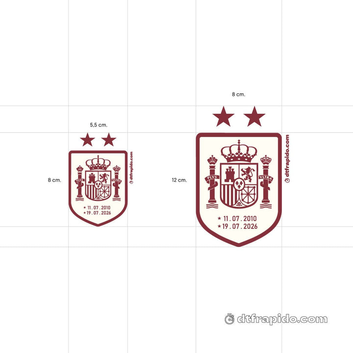 ESCUDOS ESPAÑA 2 ESTRELLAS